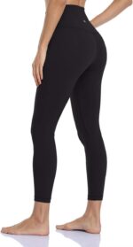 high-waisted compression leggings for support