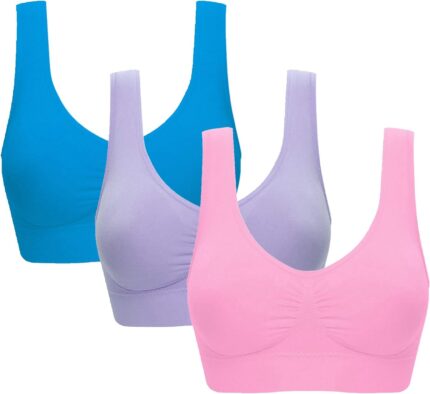 seamless sports bras for reduced friction