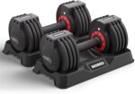 Adjustable dumbbells for customizable workouts