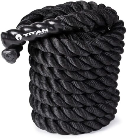 battle ropes for upper body power and endurance