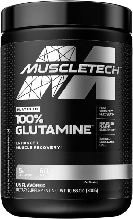 glutamine powder for muscle repair.