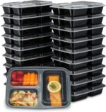 Meal prep containers for portion control and convenience