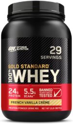 Whey protein powder for muscle recovery