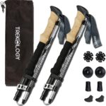 trekking poles for balance and support on steep trails