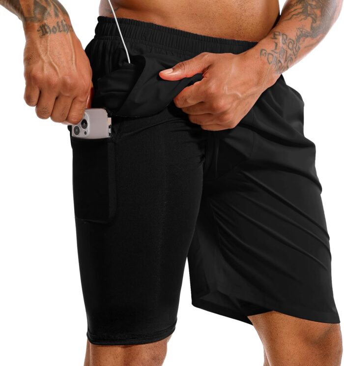 breathable mesh running shorts for mobility