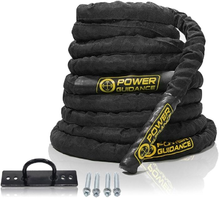 battle ropes for upper body power and endurance