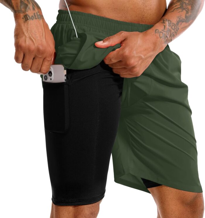 breathable mesh running shorts for mobility