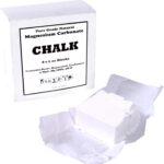 chalk for better grip on barbells and weights