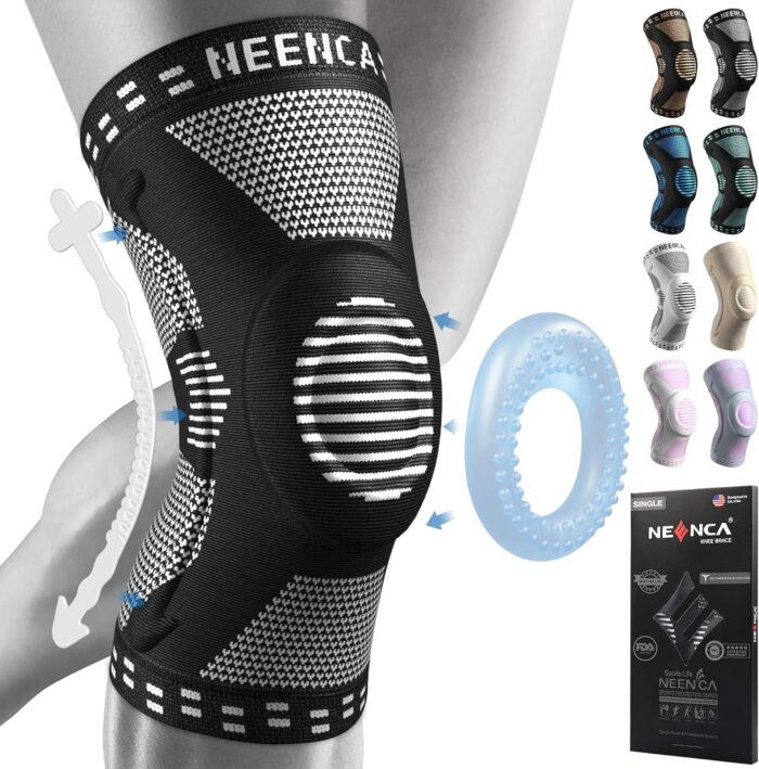 knee sleeves for knee support and joint stability