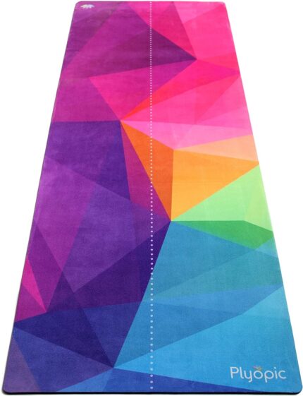 colorful yoga mats