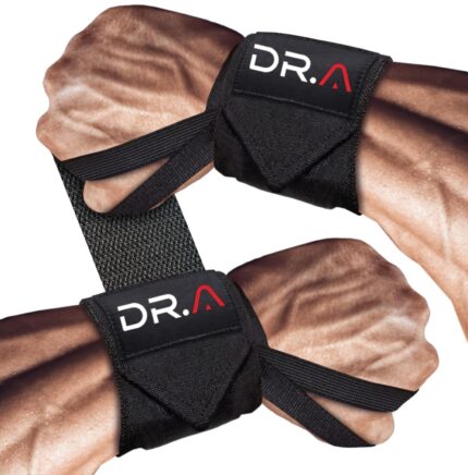 wrist wraps for wrist support during heavy lifts