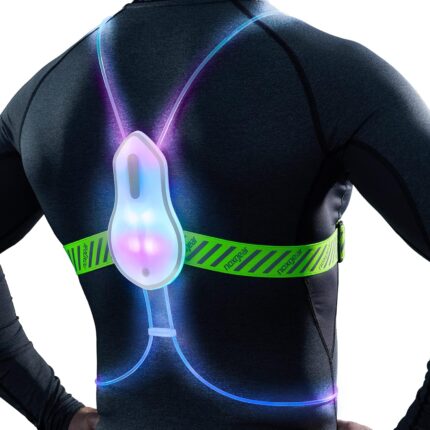 high-visibility running vests for safety in low light