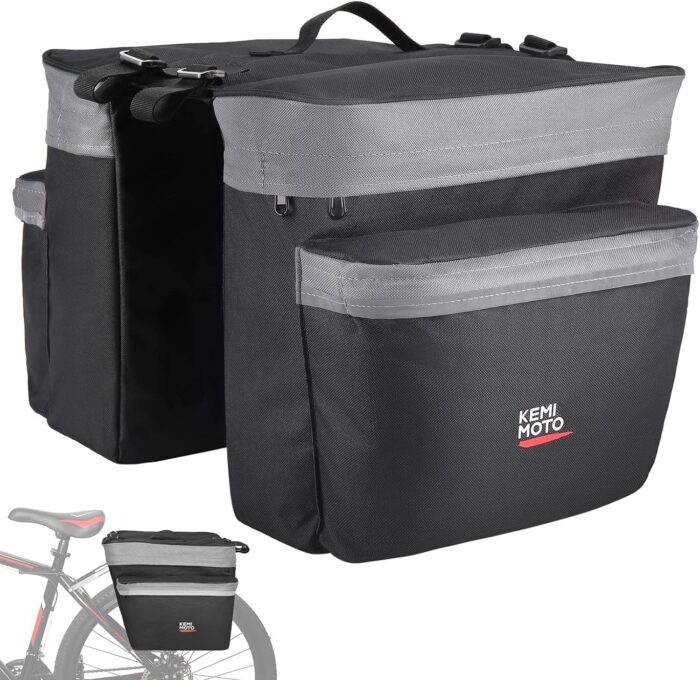 bike racks and panniers for carrying gear and essentials on longer rides